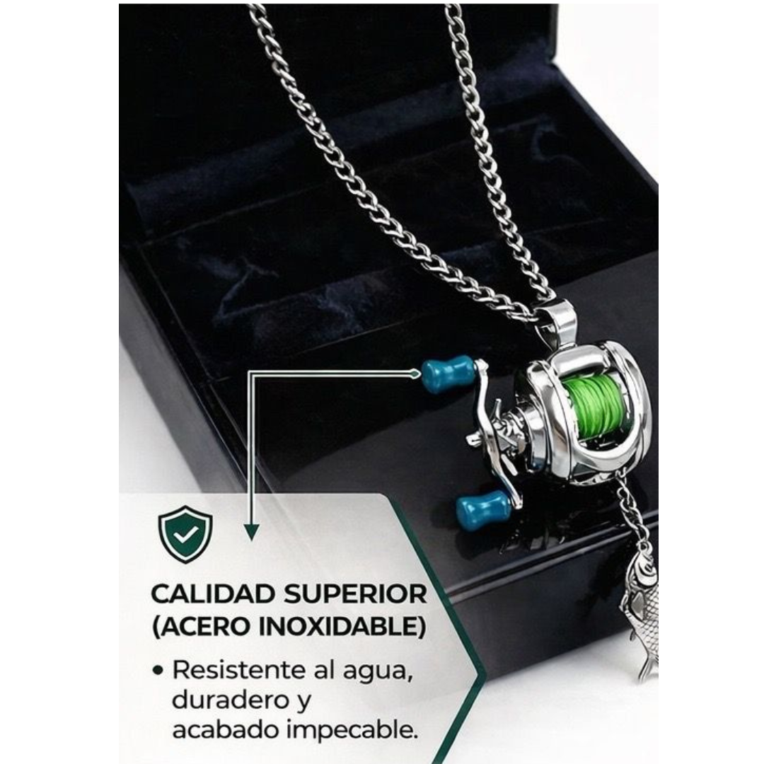 Collar único para amantes de la pesca